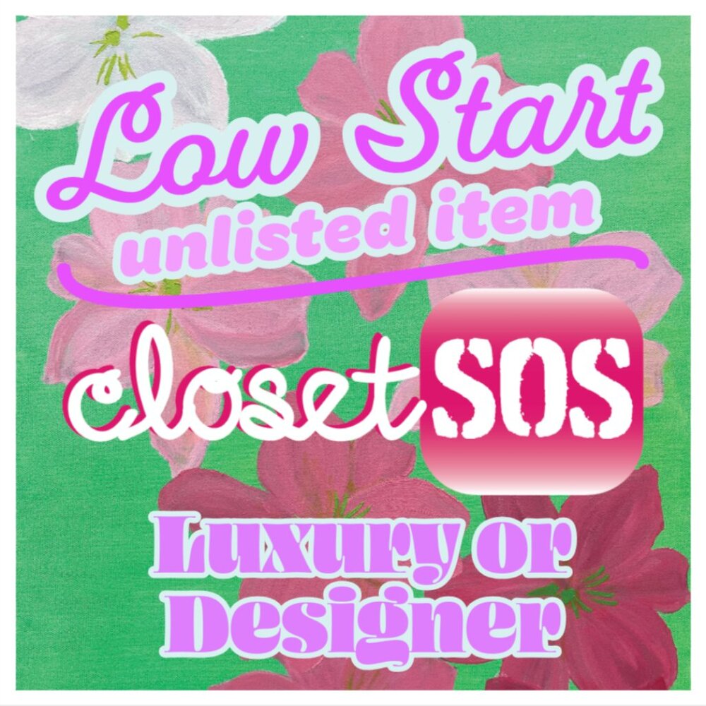 Low Start Luxury or Designer item during Live Show!